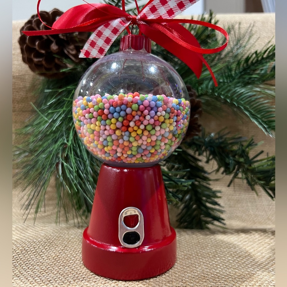 Handmade Bubble Gum Machine ornaments NEW